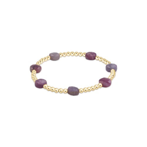 Enewton Admire Gemstone 3mm bead bracelet with multicolored round beads on an elastic cord for stylish accessories.