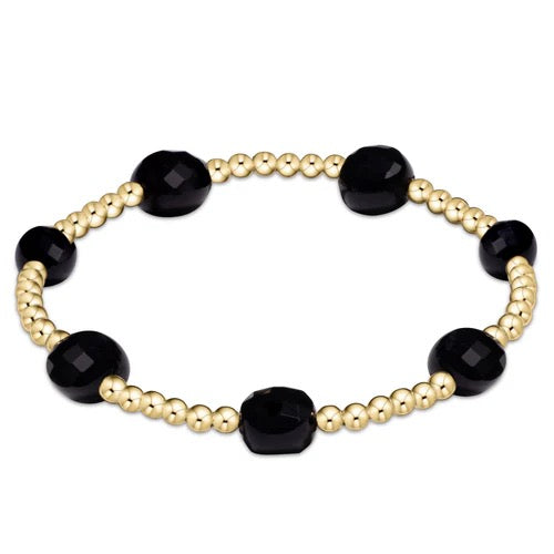 Enewton Admire Gemstone 3mm bead bracelet featuring round gemstone beads on a sleek jewelry accessory.