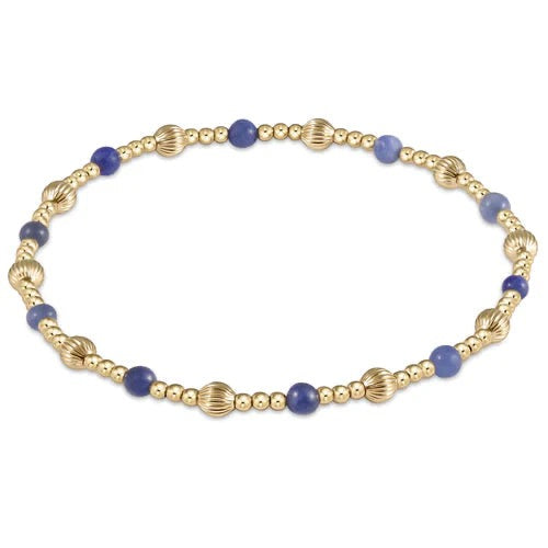 Enewton Dignity Sincerity Pattern gemstone 4mm bead bracelet featuring colorful, polished beads on a sleek accessory style.