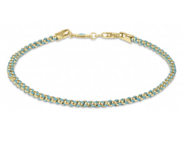 Enewton Hope Together bracelet with adjustable cord and engraved charm, a meaningful accessories piece in soft pastel colors.