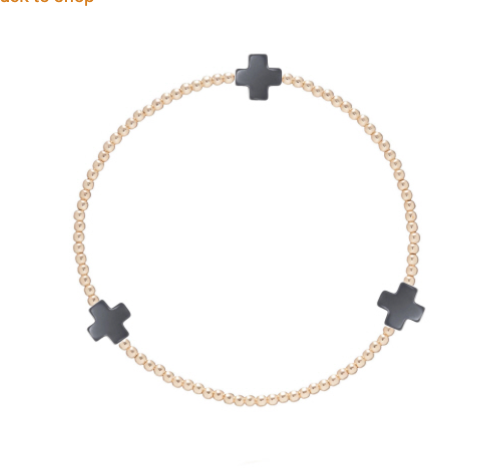 Enewton Signature Cross 3mm bracelet with silver-toned cross charm and black leather strap, accessory jewelry for men and women.
