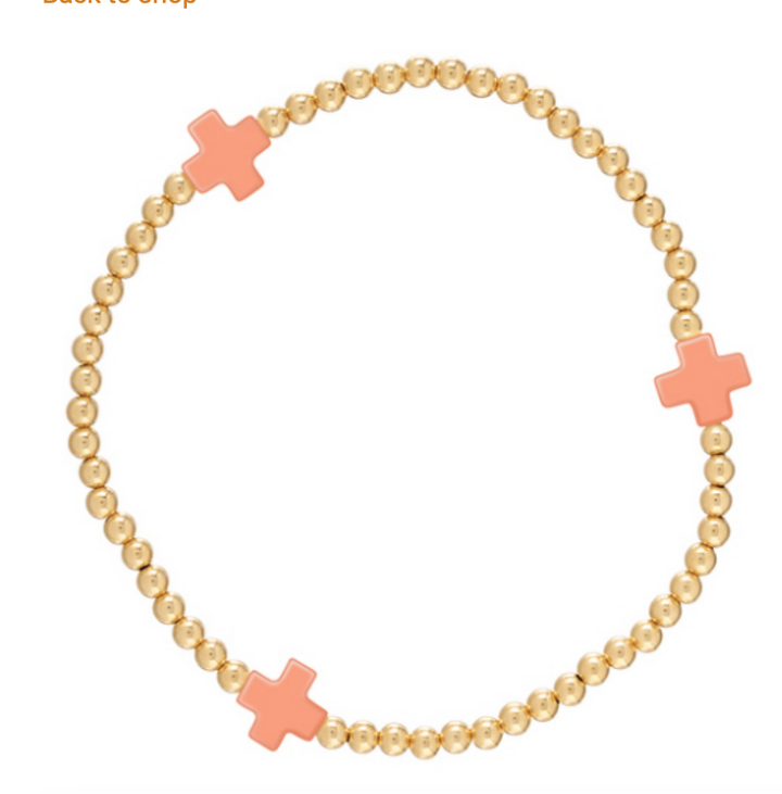 Enewton Signature Cross 3mm bracelet, a stylish accessory with a metal cross charm on a sleek bracelet band.