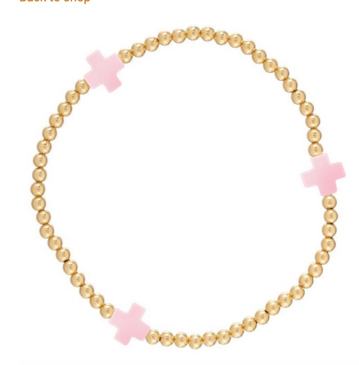 Enewton Signature Cross 3mm bracelet featuring a sleek metal cross charm on a durable accessory bracelet.