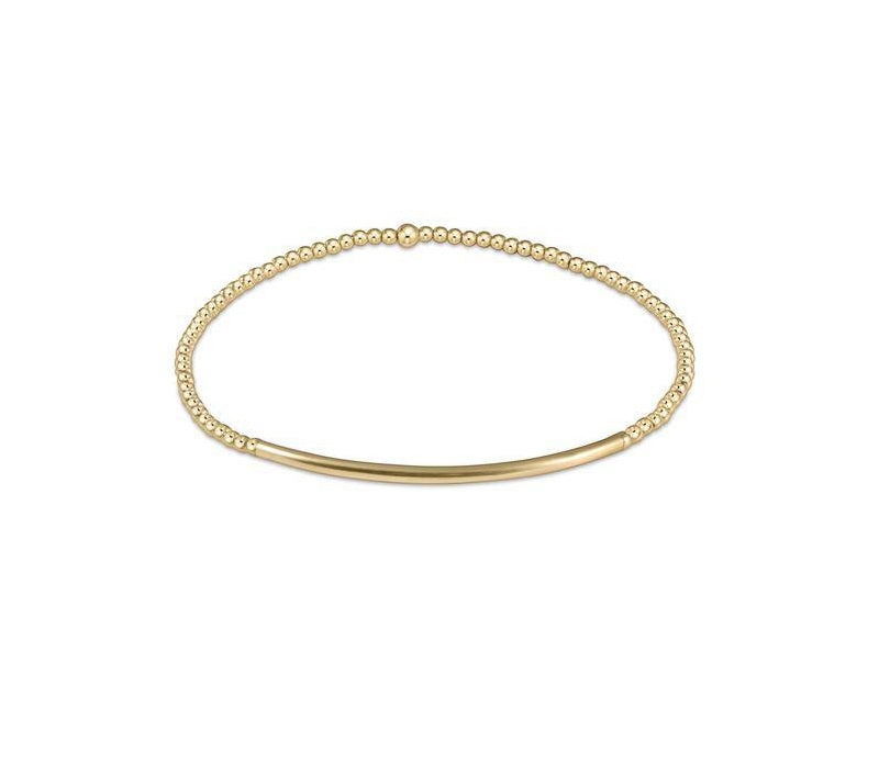 Bliss Bar Gold 2mm Bracelet