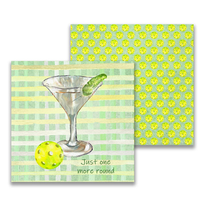French Graffiti home cocktail napkin with artistic black and white graffiti design, perfect for stylish entertaining.