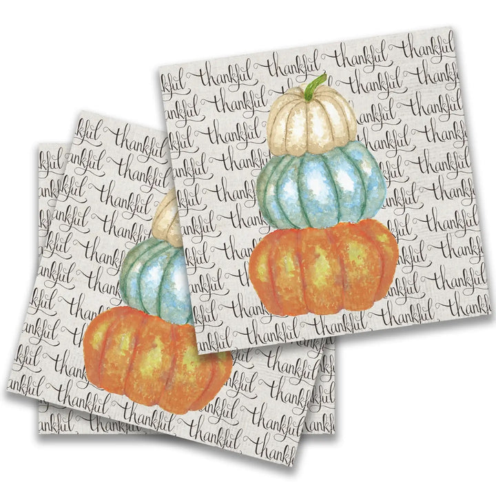 Set of French Graffiti home cocktail napkins with artistic, colorful designs for stylish beverage table settings.