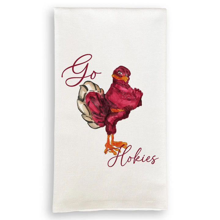 French Graffiti college dish towel with colorful college-themed design, ideal for kitchen or home use.