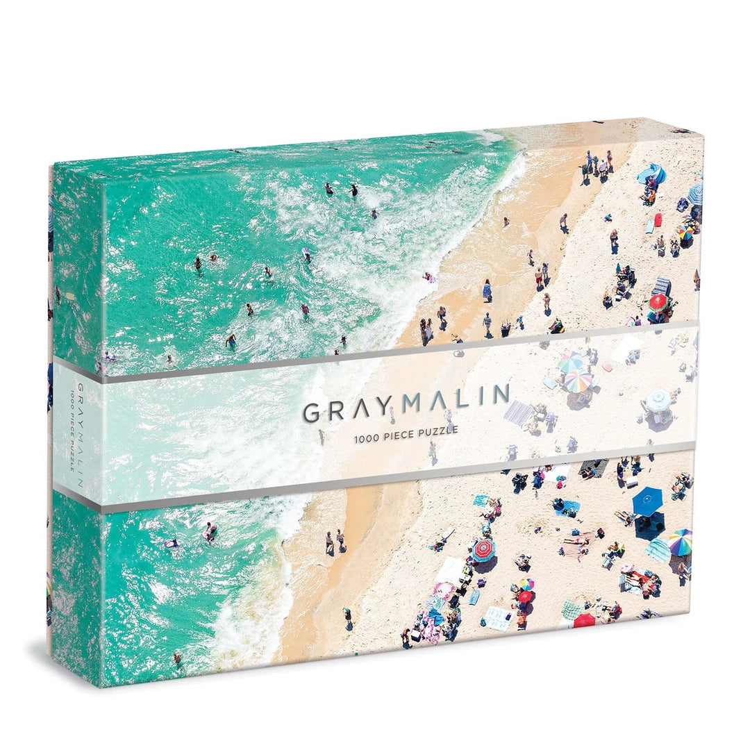 Hachette/Chronicle Seaside 1000 piece puzzle with colorful coastal scene and intricate details for gift and puzzle enthusiasts.