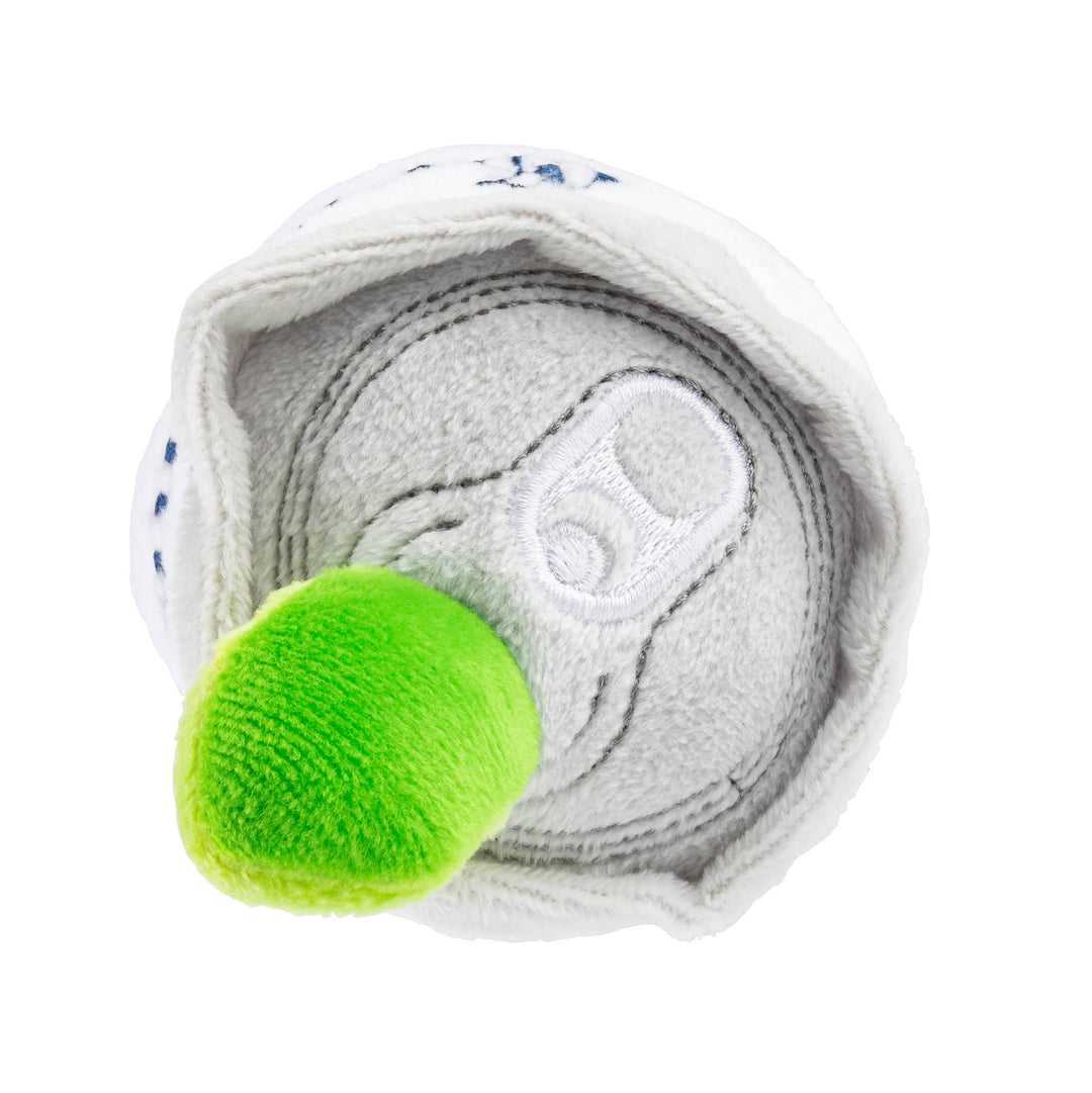 Haute Diggity Dog Grrrona Can Squeaker Dog Toy, a fun gift for dogs resembling a beer can with a squeaky interior.