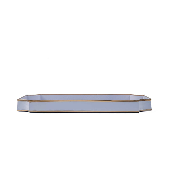 Shagreen enameled tray by Jaye's Studio featuring a textured surface and elegant design for home decor.