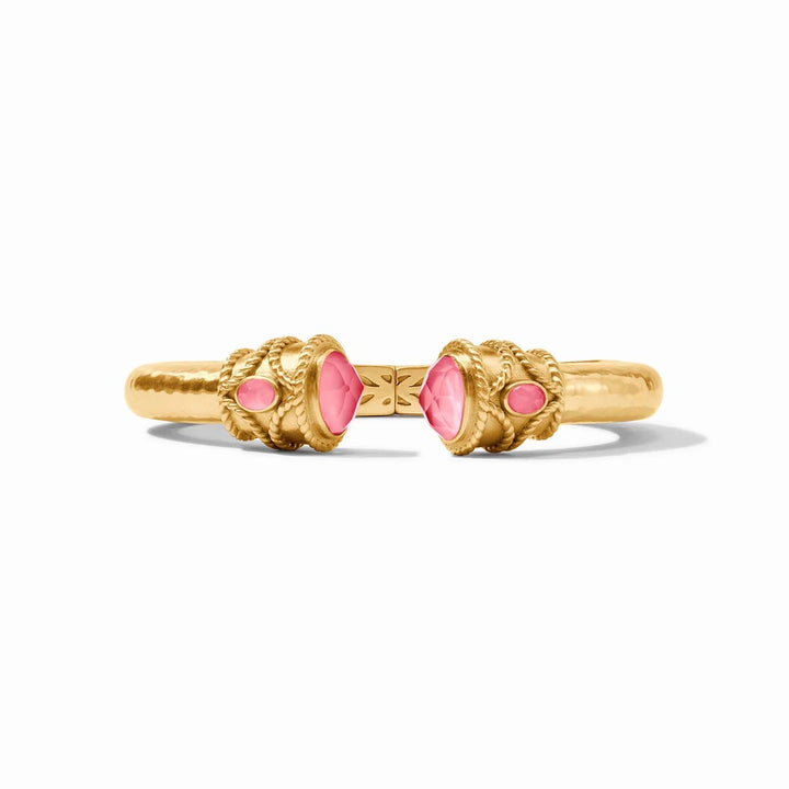 Julie Vos Nassau Demi Cuff, elegant gold-toned jewelry accessory with intricate design and cuff style for stylish wrist wear.