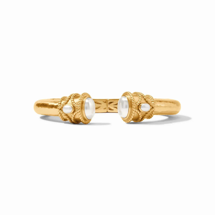 Julie Vos Nassau Demi Cuff bracelet featuring sleek gold-tone design and modern accessories style.
