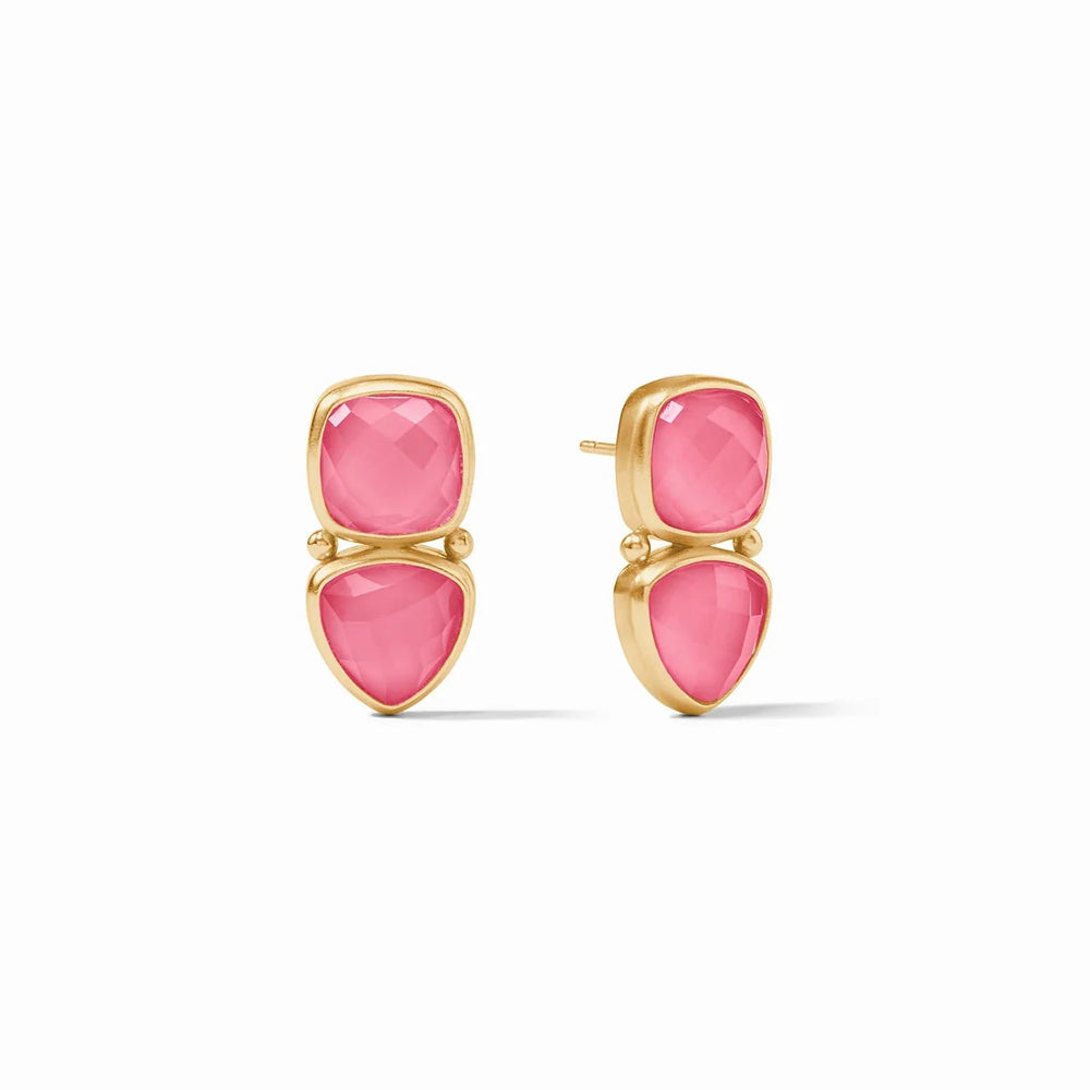 Julie Vos Aquitaine Midi Earring, elegant gold accessory with intricate design, perfect for stylish occasions