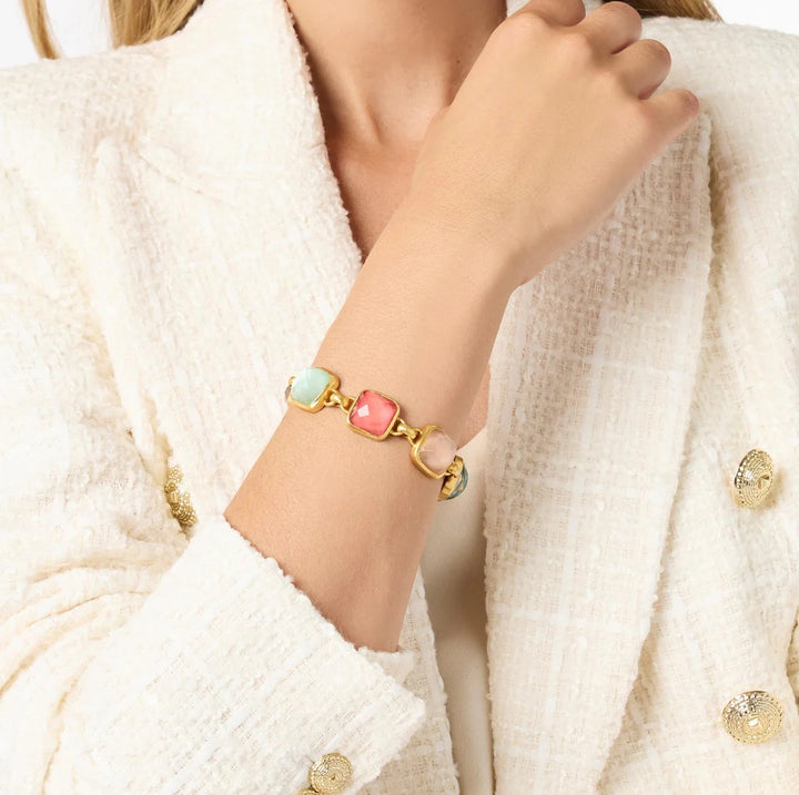 Julie Vos Catalina Stone bracelet featuring elegant stones and delicate design, perfect for stylish accessories.