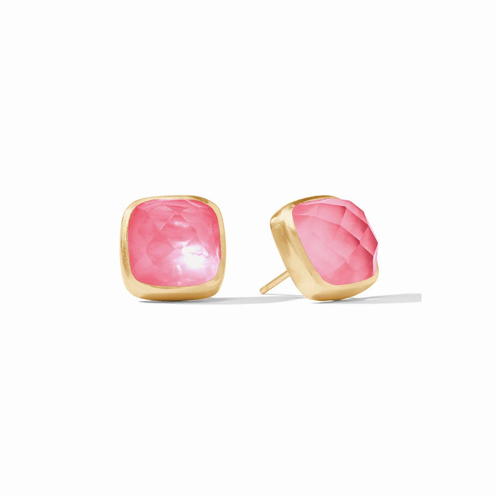 Julie Vos Catalina stud earring with gold-tone finish and elegant design, perfect for stylish accessories.