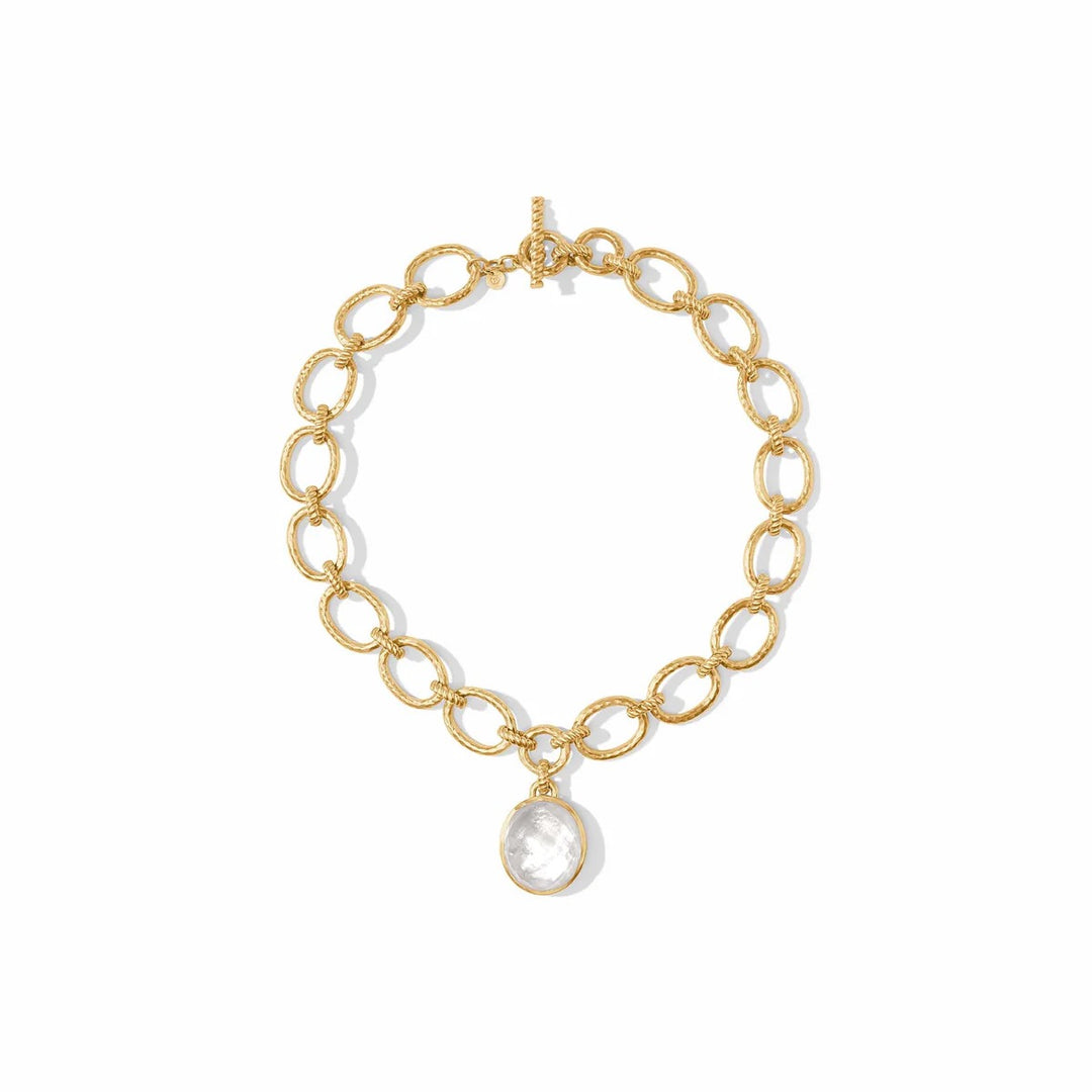 Julie Vos Nassau Statement Necklace featuring bold, elegant accessories with intricate gold-tone design and eye-catching detail.
