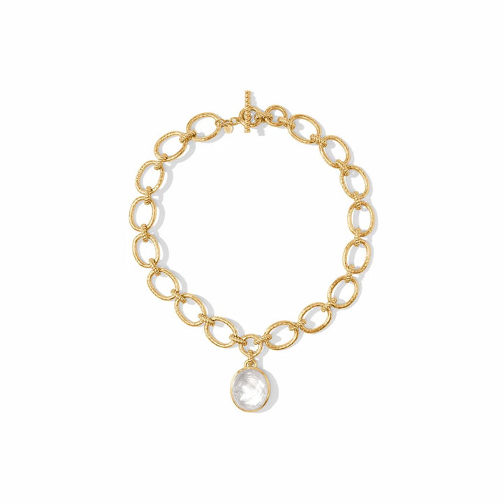 Julie Vos Nassau Statement Necklace featuring bold, elegant accessories with intricate gold-tone design and eye-catching detail.