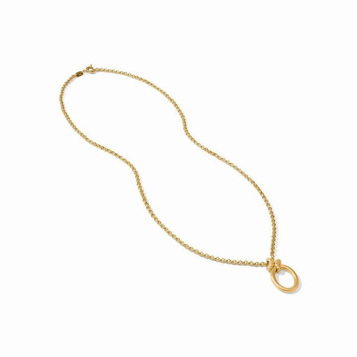 Julie Vos Nassau Pendant accessory featuring a gold-toned pendant with intricate design details.