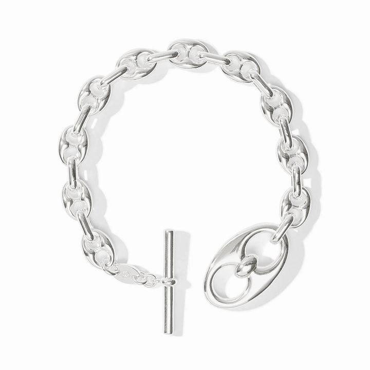 Julie Vos Laguna Demi-Link bracelet featuring elegant gold-toned links and delicate design, perfect as stylish accessories.