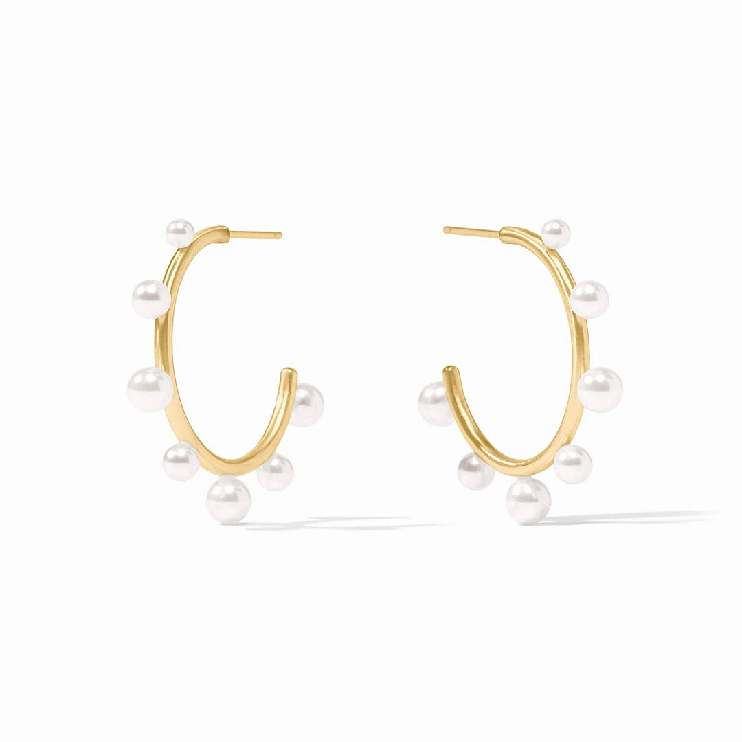 Julie Vos Hydra Stone Hoop earrings featuring elegant hoop design with hydra stone accents for stylish accessories.