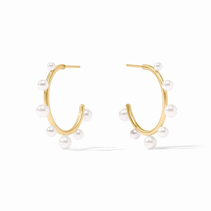 Julie Vos Hydra Stone Hoop earrings featuring elegant hoop design with hydra stone accents for stylish accessories.