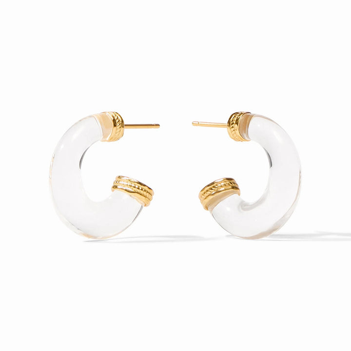 Julie Vos Madison Statement Earring with gold-tone metal and intricate design, perfect for stylish accessories.