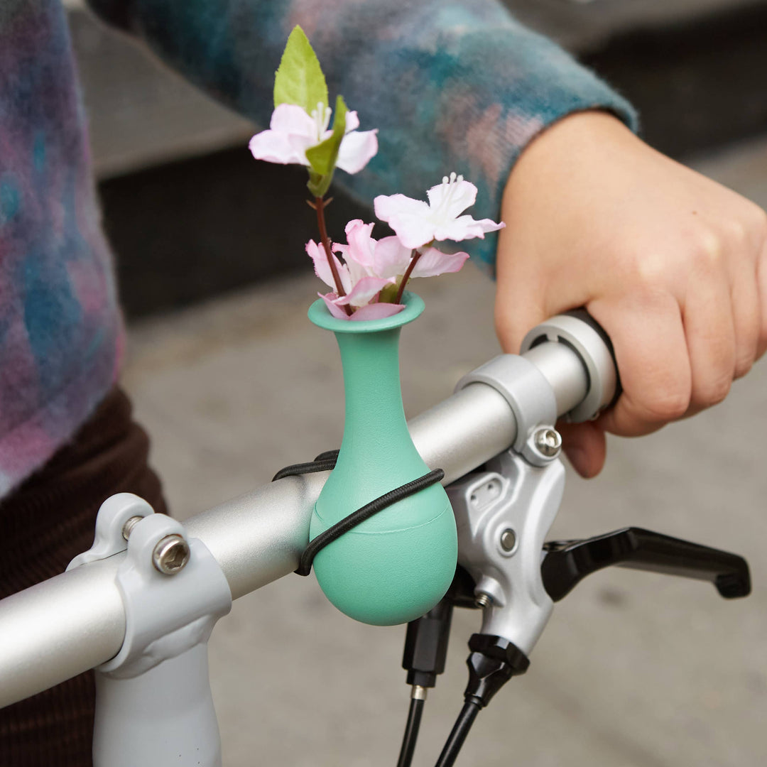 Kikkerland Design Inc bike-shaped vase with a small opening, perfect for small flowers or decorative gifts.