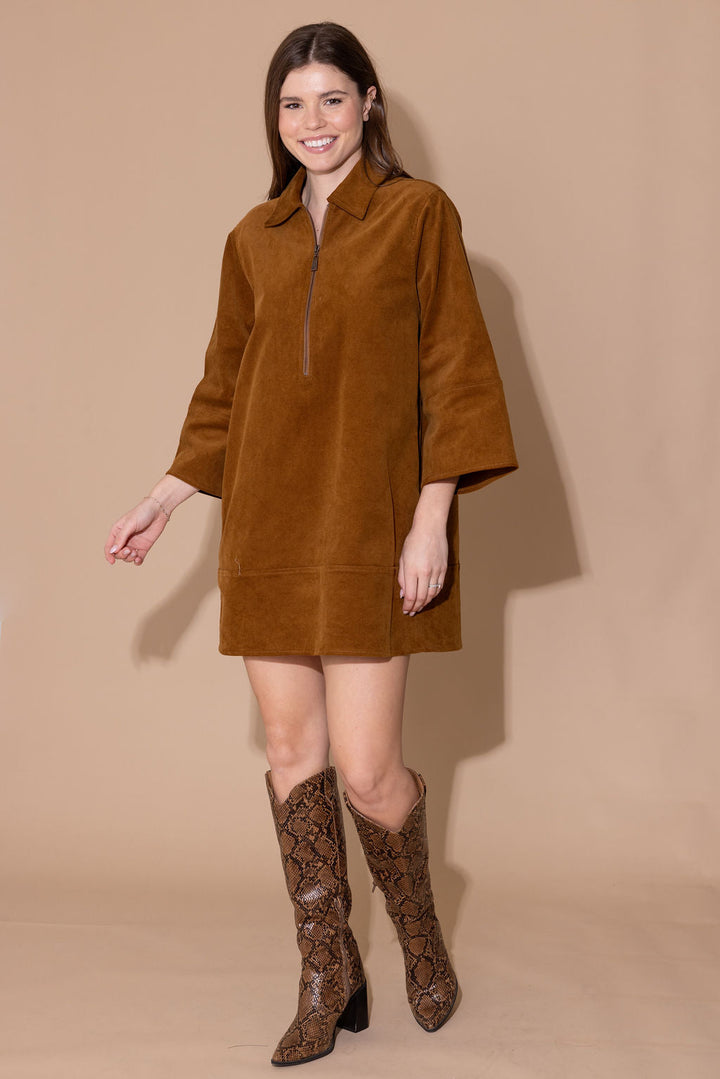 Alden Adair Dakota Buckhorn Dress featuring a stylish design, with a fitted silhouette and elegant fabric details.