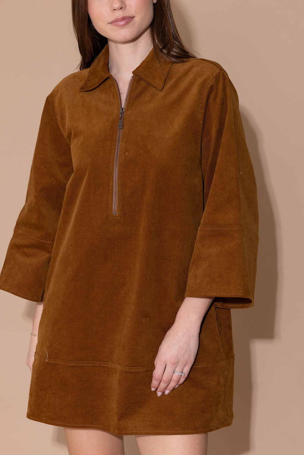 Alden Adair Dakota Buckhorn Dress featuring a stylish, casual dress design with a relaxed fit and buckhorn pattern detail.