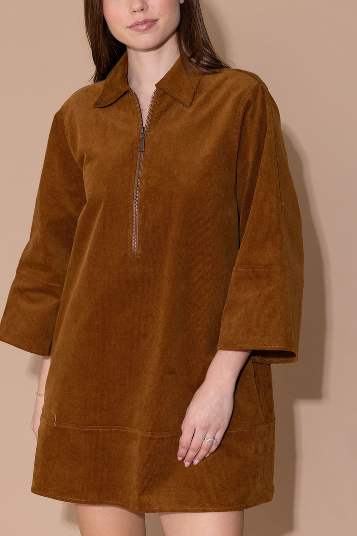 Alden Adair Dakota Buckhorn Dress featuring a stylish, casual dress design with a relaxed fit and buckhorn pattern detail.