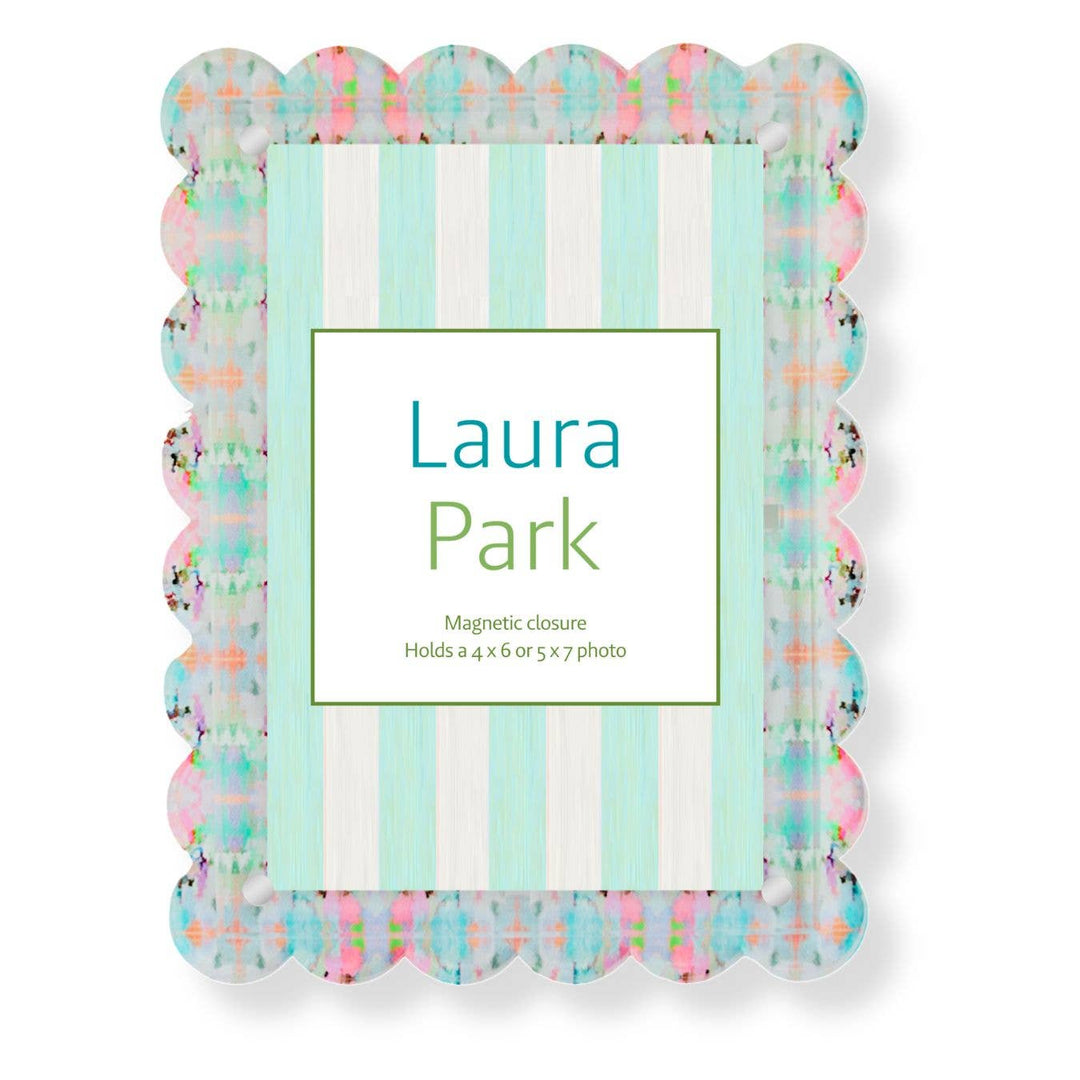 Laura Park Designs Brooks Avenue Picture Frame for home décor, showcasing a stylish wooden frame with a classic design.