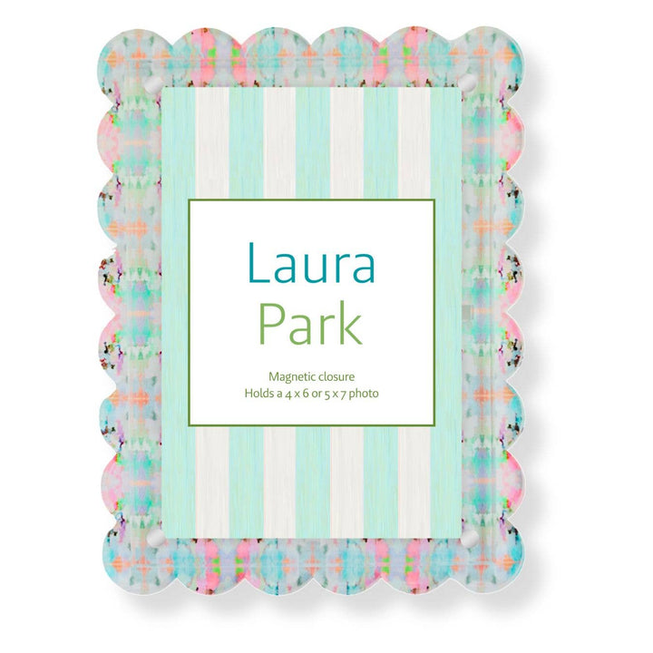 Laura Park Designs Brooks Avenue Picture Frame for home décor, showcasing a stylish wooden frame with a classic design.