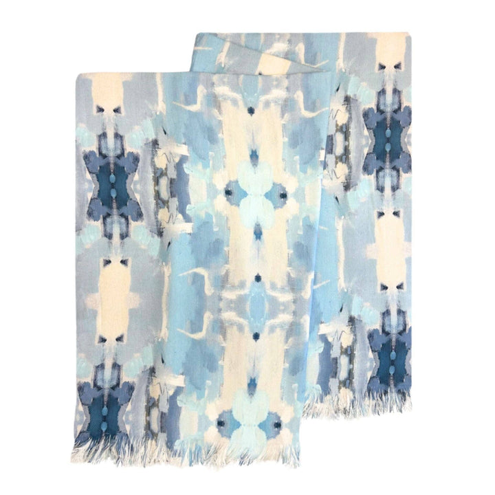 Laura Park Designs Ocean Breeze throw blanket with soft, ocean-inspired pattern, perfect for cozy home decor.