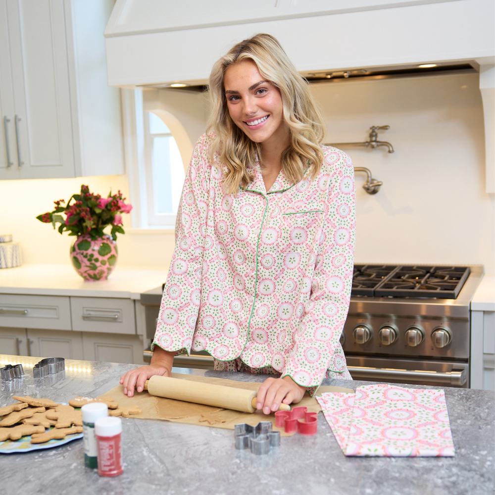 Laura Park Designs Rosie Tea Towel featuring a floral pattern on soft fabric for kitchen decor and drying.