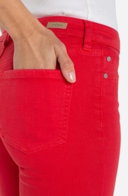 Liverpool Jeans Hannah 25.5-inch crop jean for women, featuring stylish denim bottoms with a trendy cropped fit.