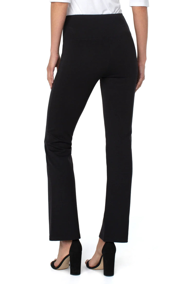 Pearl 31-inch flare pants by Liverpool Jeans, stylish women's clothing with a flowing flare design and comfortable fit.