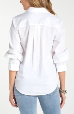 Adjustable sleeve blouse from Liverpool Jeans, stylish tops with long sleeves and a chic, versatile design.
