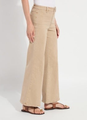 Lysse Iris 30.5-inch wide leg jeans, stylish denim bottoms with a relaxed fit, displayed on a neutral background.