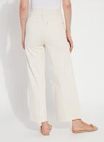 Lysse Erin Hi-Waist Wide Leg bottoms in black, high-waisted with wide-leg design, showcasing comfortable, stylish women's fashion.