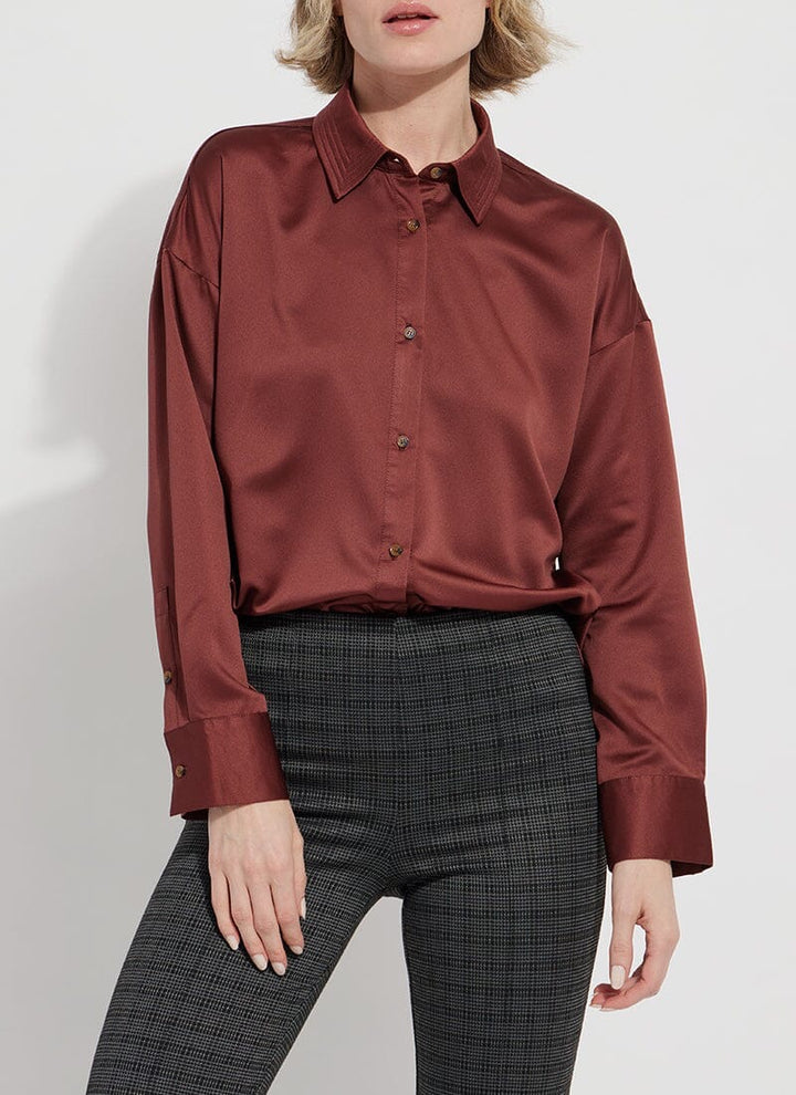 Lysse Kristin stitched shirt in a stylish tops design, featuring detailed stitching and a comfortable fit.