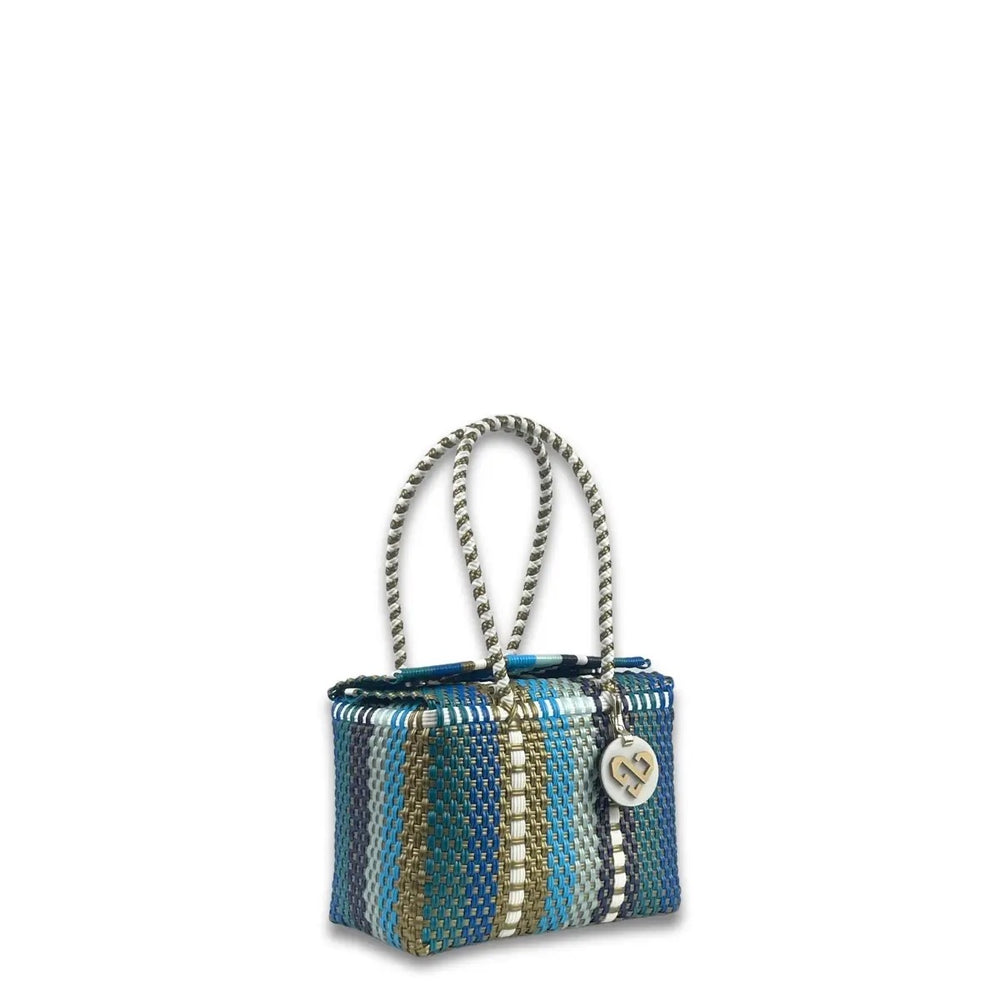 Maria Victoria Billy Jeans Upcycle Tote bag crafted from recycled denim, featuring durable shoulder straps and eco-friendly design.