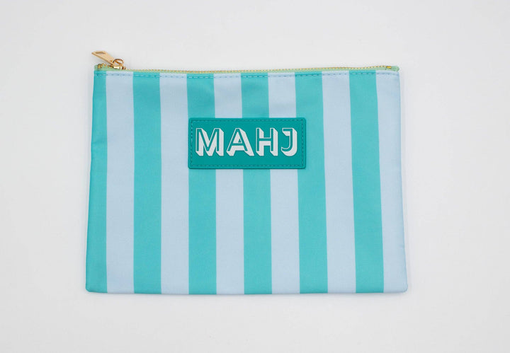My Fair Mahjong gift bag with colorful Mahjong card and accessory illustrations, designed for storing Mahjong game items.
