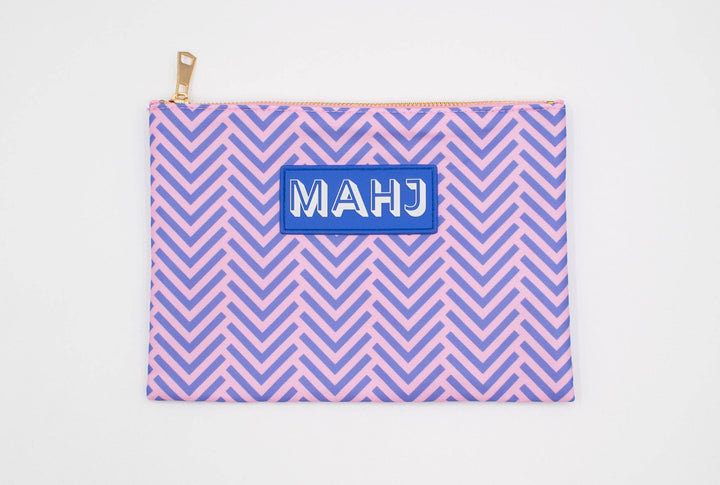 My Fair Mahjong Mahjong card and accessory bag with colorful design, ideal for storing playing cards and small gaming accessories.