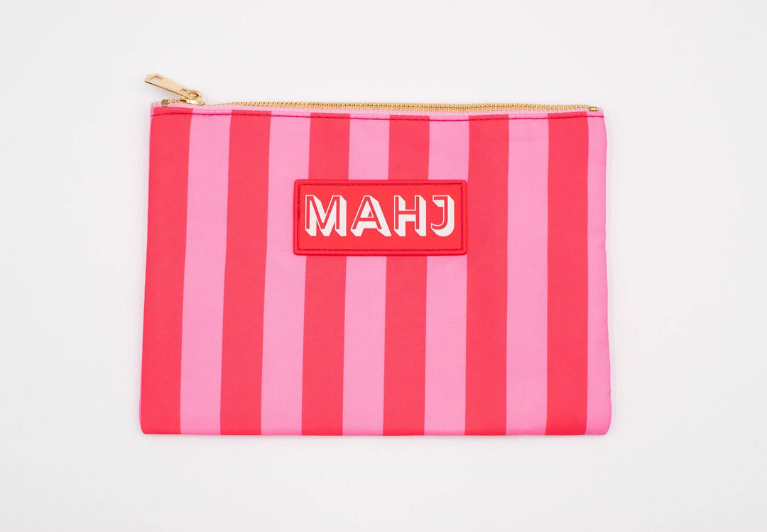 My Fair Mahjong Mahjong card and accessory bag with decorative design, ideal for gift packaging and storage of gaming accessories.