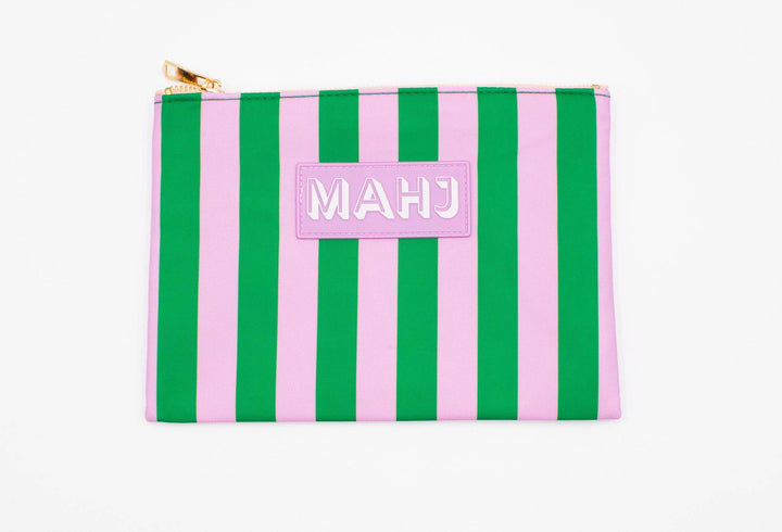 My Fair Mahjong Mahjong card and accessory bag with colorful design, ideal for storing playing cards and small gaming accessories.
