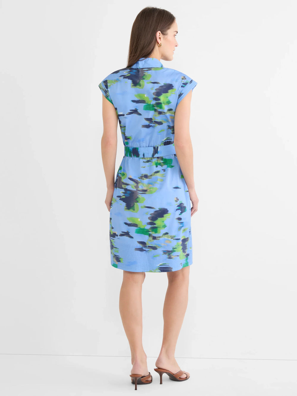 Water Lilies Camille dress by Nic & Zoe, featuring a floral print, sleeveless design, and flowy fabric for a stylish look.