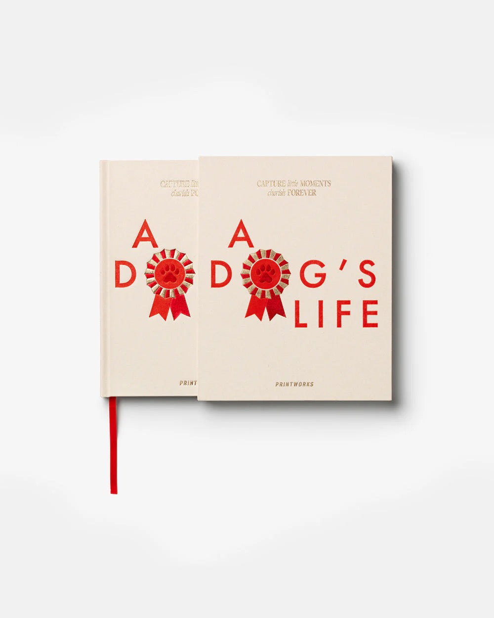 Dog's Life Journal by Printworks, a stylish gift notebook featuring a dog-themed cover design, perfect for pet lovers.