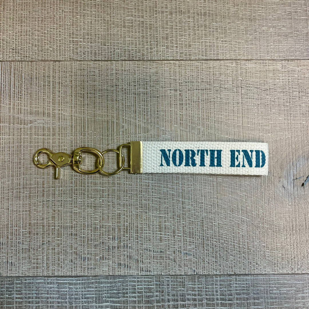Rustic Marlin local key fob gift with engraved design and keyring, perfect for gifting or personal use.
