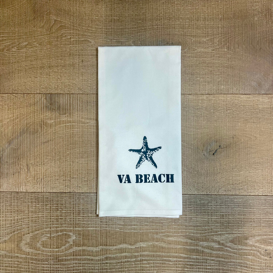Rustic Marlin local dish towels set with colorful, patterned designs perfect for gifting or home use.