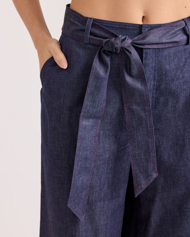 Sedge Harrison Ink Blue Pant, stylish bottoms with a tailored fit, featuring a sleek ink blue fabric and modern design.